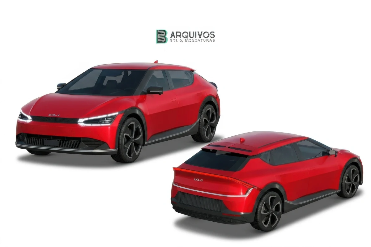 Modelo 3D STL - Kia EV6 AIR — foto 7